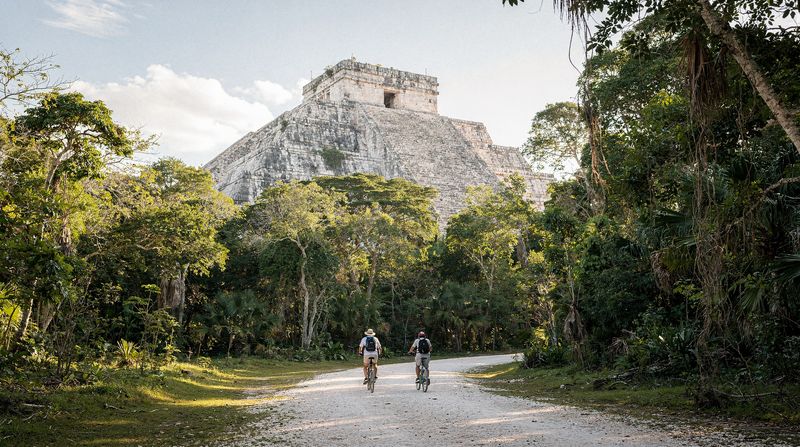 Cobá: die Dschungel-Maya-Ruinen, die du per Fahrrad erkundest