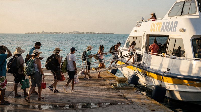 Puerto Juárez: die günstige, schnelle Fähre nach Isla Mujeres