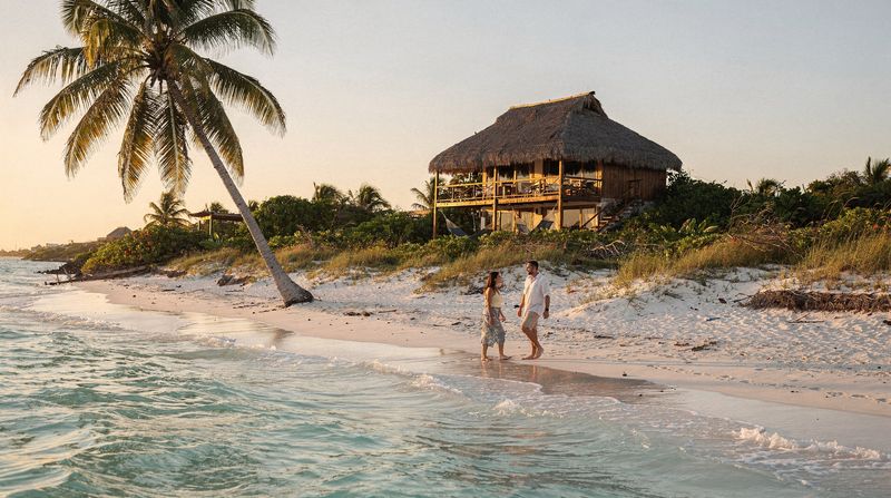 Tulum-Strandzone: der Boho-Hotelstreifen am Sand