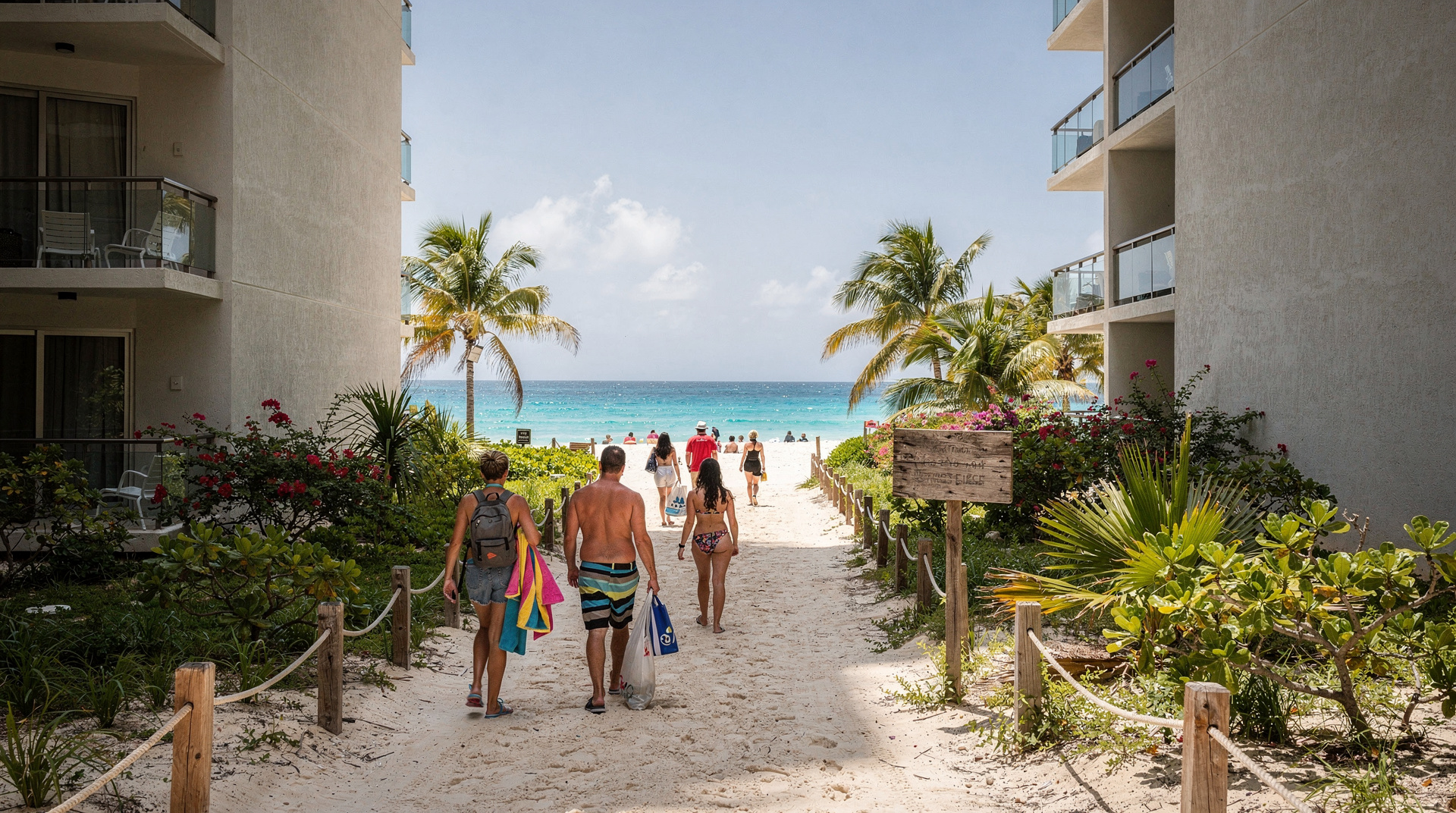 Öffentlicher Strandzugang in Cancún: kostenlose Zugänge