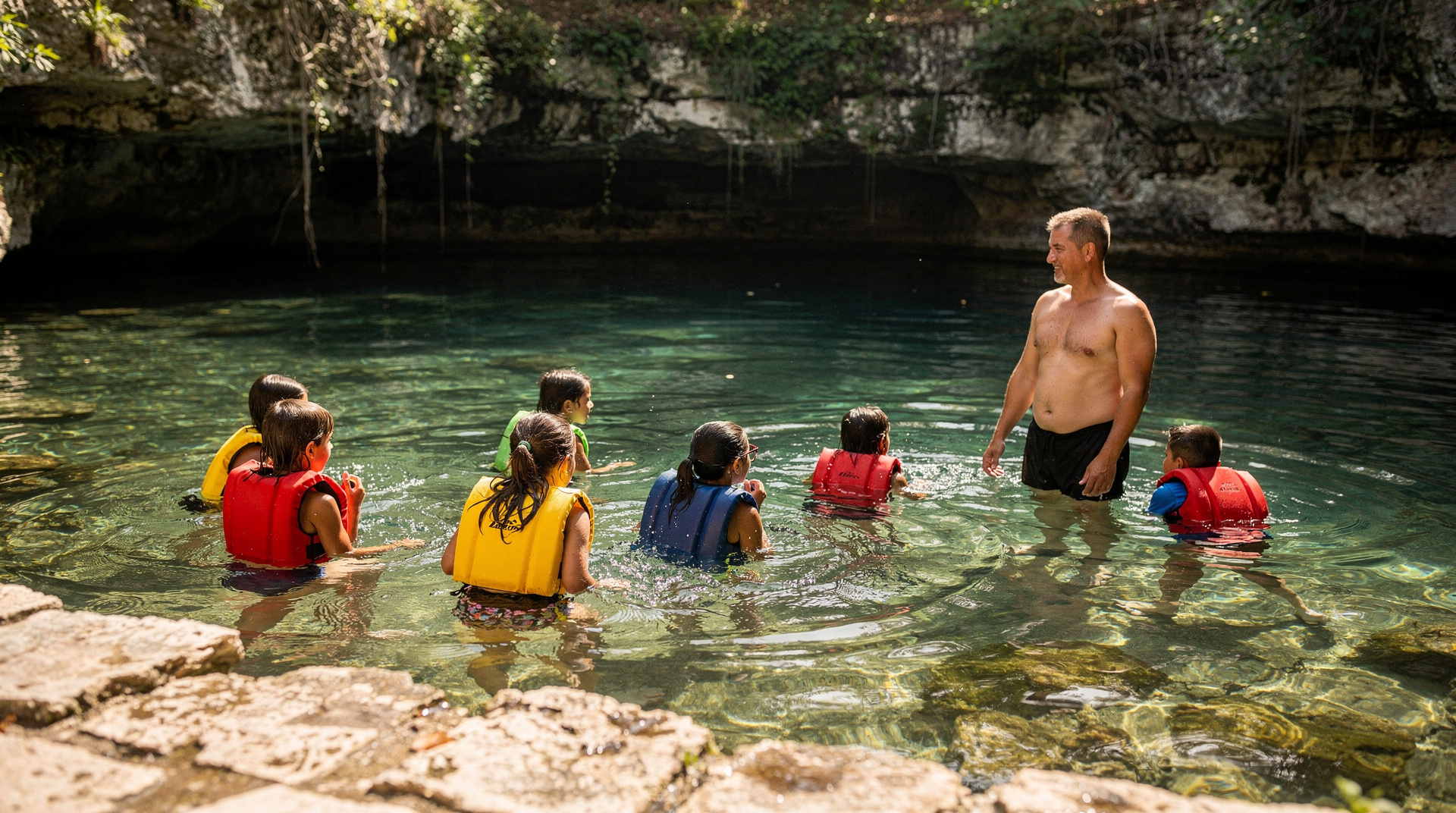 Family-friendly cenotes: the safest swims for kids